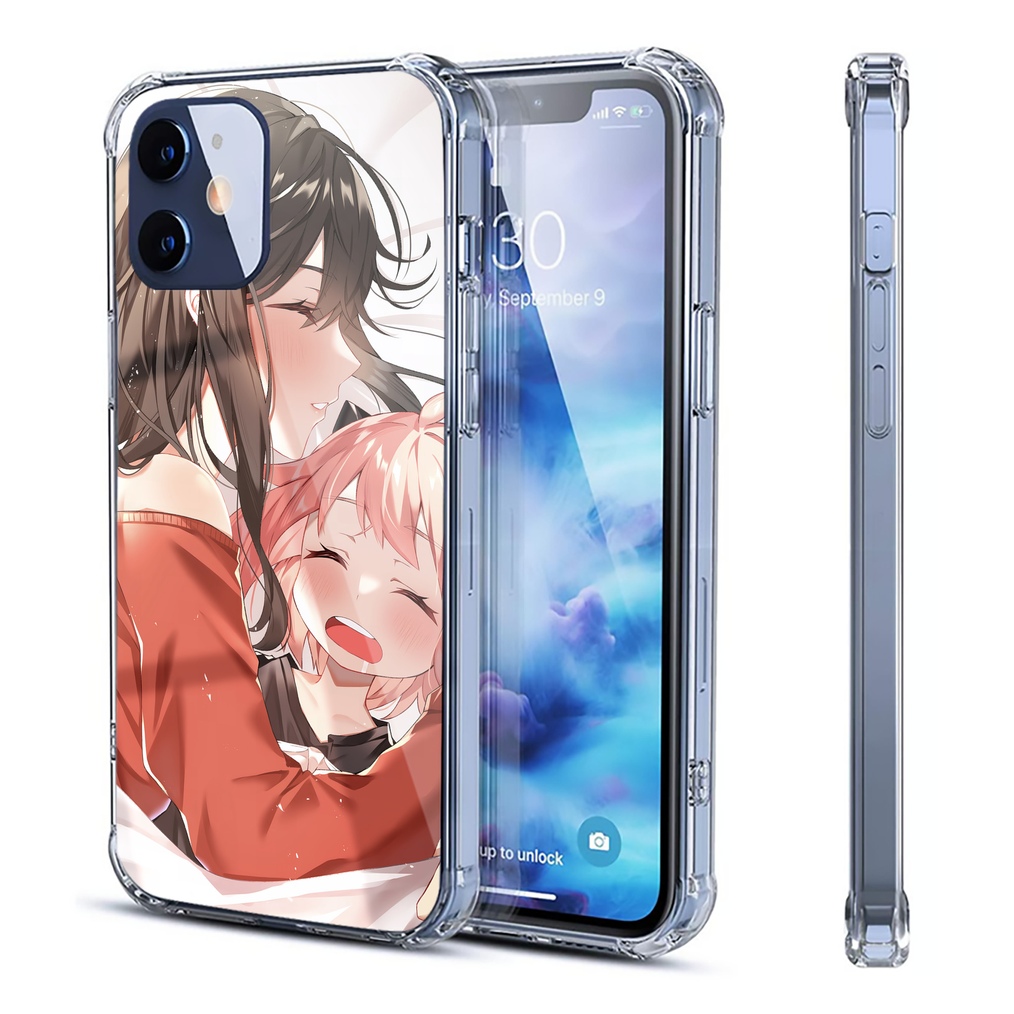 （画像用） SPY×FAMILY间谍家家酒 【iPhone 12シリーズ対応】透明スマホケース（クリアソフトケース）